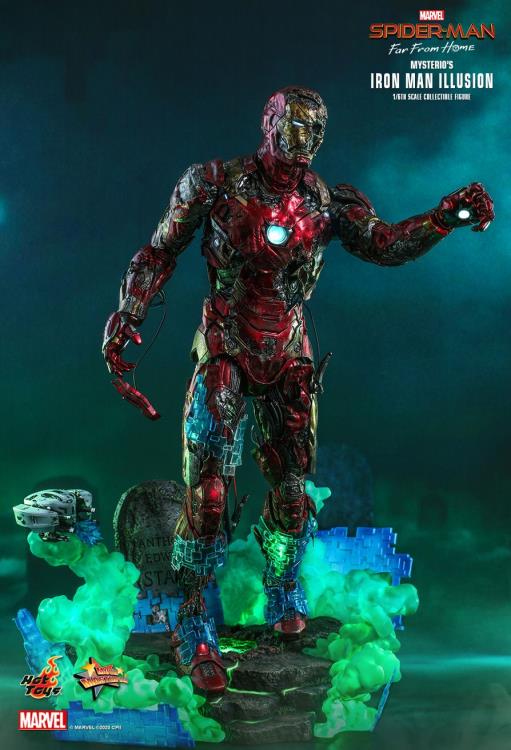 Spider-Man: Far From Home MMS580 Mysterio's Iron Man Illusion 1/6th Scale Collectible Figure Gallery Image 7