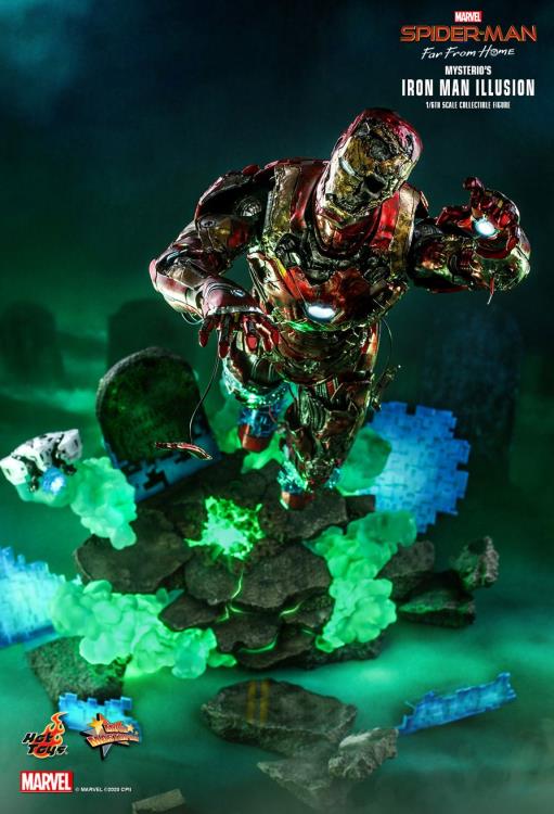 Spider-Man: Far From Home MMS580 Mysterio's Iron Man Illusion 1/6th Scale Collectible Figure Gallery Image 8
