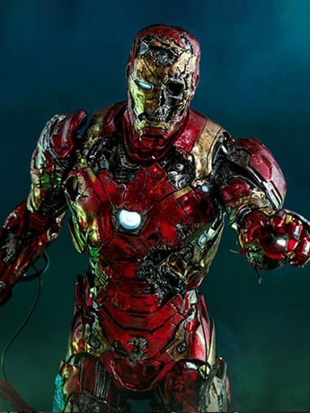 Spider-Man: Far From Home MMS580 Mysterio's Iron Man Illusion 1/6th Scale Collectible Figure Gallery Image 2