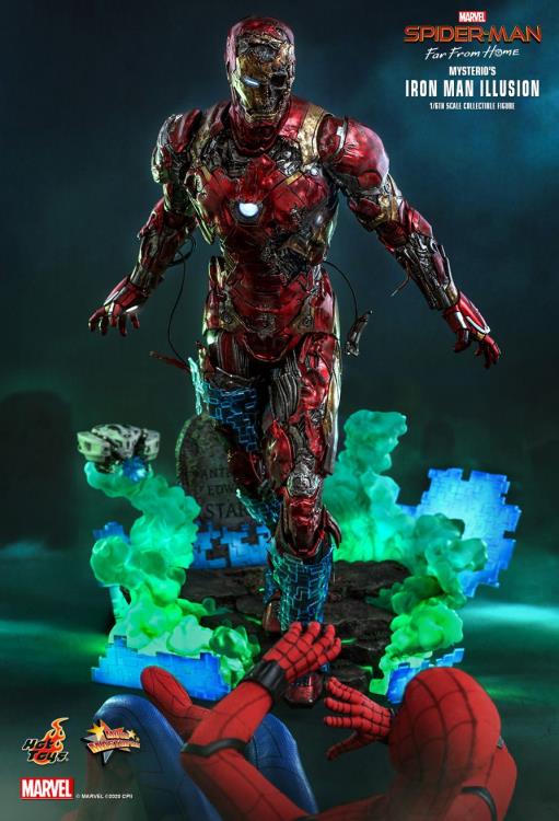 Spider-Man: Far From Home MMS580 Mysterio's Iron Man Illusion 1/6th Scale Collectible Figure Gallery Image 9