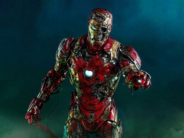 Spider-Man: Far From Home MMS580 Mysterio's Iron Man Illusion 1/6th Scale Collectible Figure Gallery Image 1