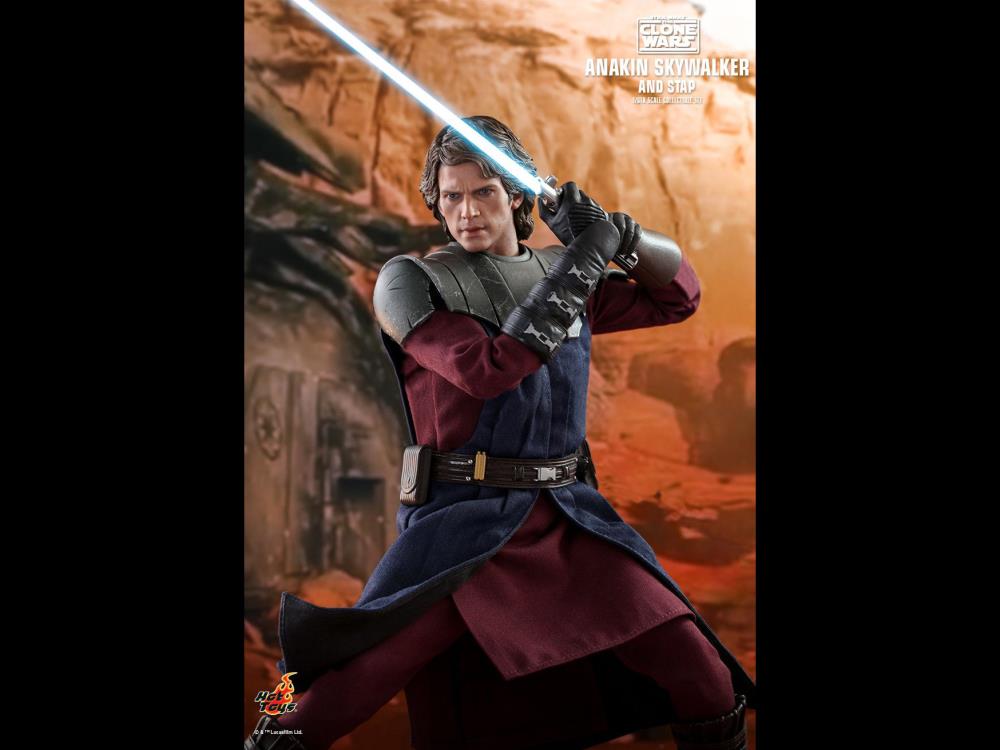 Star Wars: The Clone Wars TMS020 Anakin Skywalker and STAP 1/6 Scale Figure Gallery Image 18