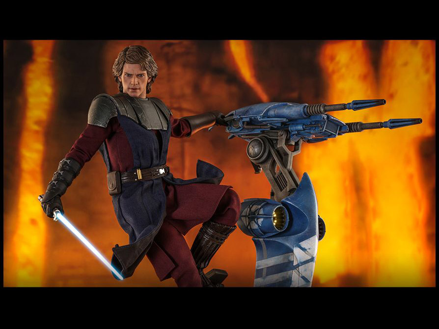 Star Wars: The Clone Wars TMS020 Anakin Skywalker and STAP 1/6 Scale Figure Gallery Image 10