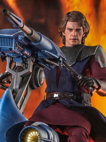 Star Wars: The Clone Wars TMS020 Anakin Skywalker and STAP 1/6 Scale Figure Gallery Image 2