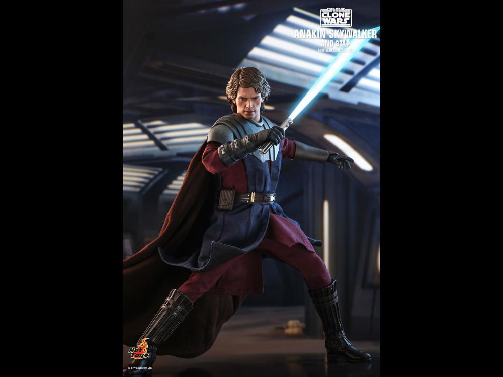 Star Wars: The Clone Wars TMS020 Anakin Skywalker and STAP 1/6 Scale Figure Gallery Image 13