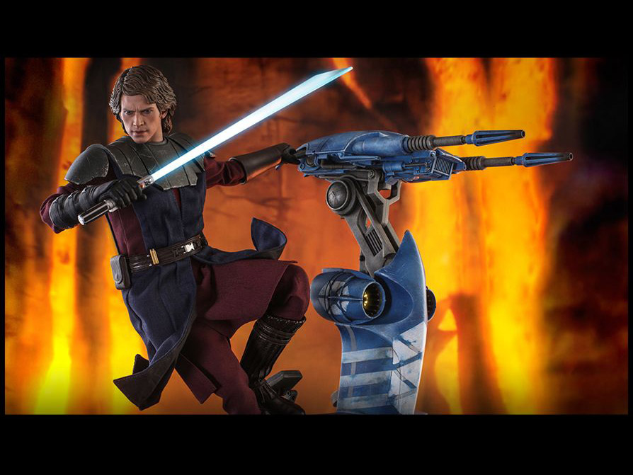 Star Wars: The Clone Wars TMS020 Anakin Skywalker and STAP 1/6 Scale Figure Gallery Image 11