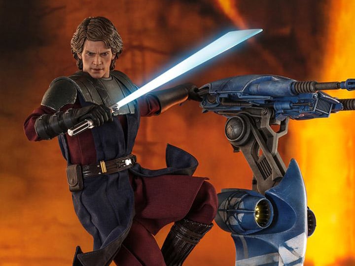 Star Wars: The Clone Wars TMS020 Anakin Skywalker and STAP 1/6 Scale Figure Gallery Image 1