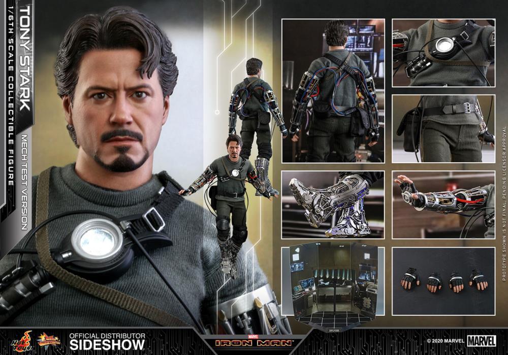 Iron Man MMS581 Tony Stark (Mech Test Ver.) 1/6th Scale Collectible Figure Gallery Image 12