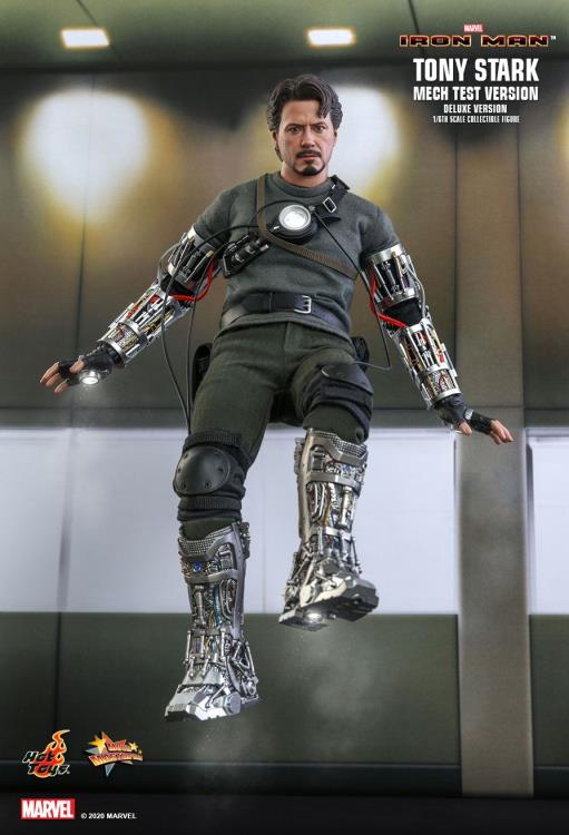 Iron Man MMS582 Tony Stark (Mech Test Ver.) Deluxe 1/6th Scale Collectible Figure Gallery Image 4