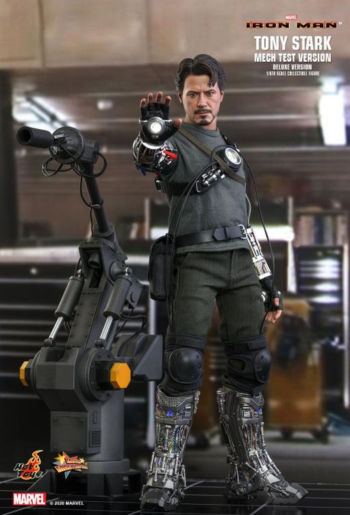 Iron Man MMS582 Tony Stark (Mech Test Ver.) Deluxe 1/6th Scale Collectible Figure Gallery Image 8