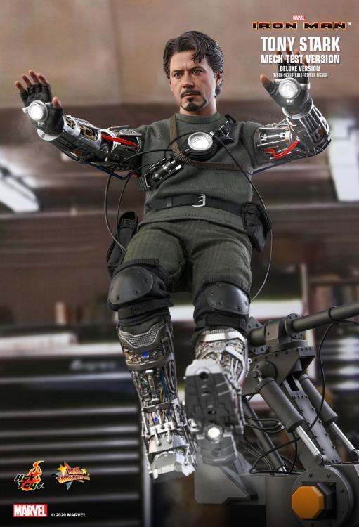 Iron Man MMS582 Tony Stark (Mech Test Ver.) Deluxe 1/6th Scale Collectible Figure Gallery Image 6