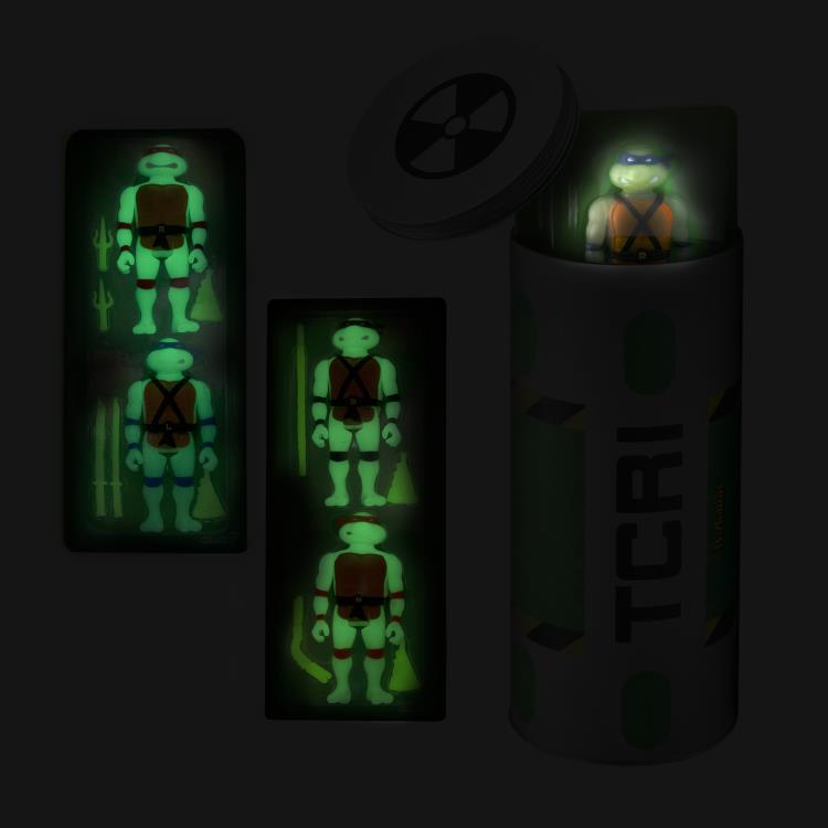 Teenage Mutant Ninja Turtles ReAction Figures Glow-in-the-Dark Ooze Canister SDCC 2020 Exclusive Gallery Image 3