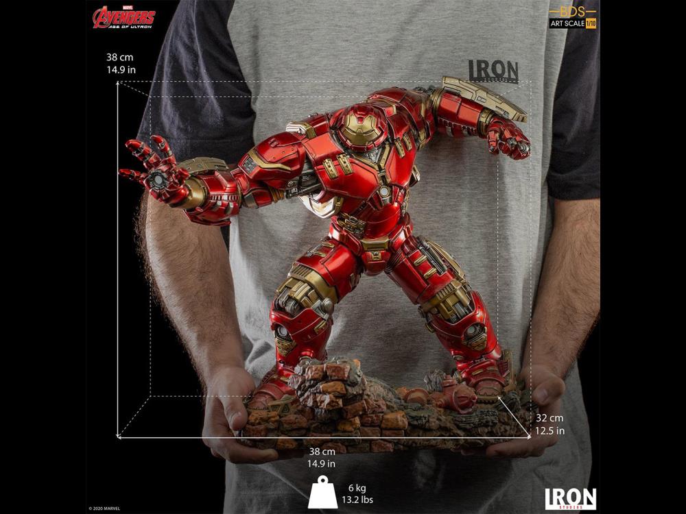 Avengers: Age of Ultron Battle Diorama Series Hulkbuster 1/10 Art Scale Limited Edition Statue Gallery Image 16