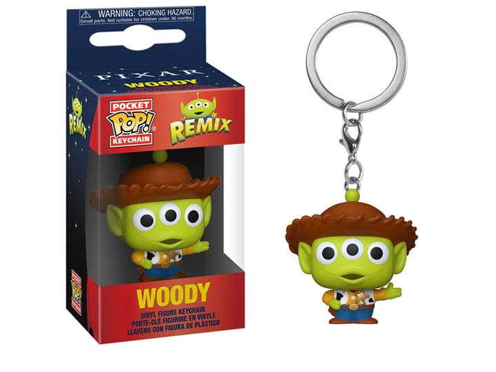 Pop! Keychain: Pixar Alien Remix - Alien as Woody Gallery Image 1