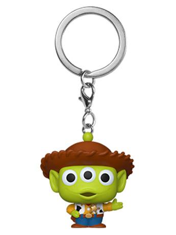Pop! Keychain: Pixar Alien Remix - Alien as Woody Gallery Image 2
