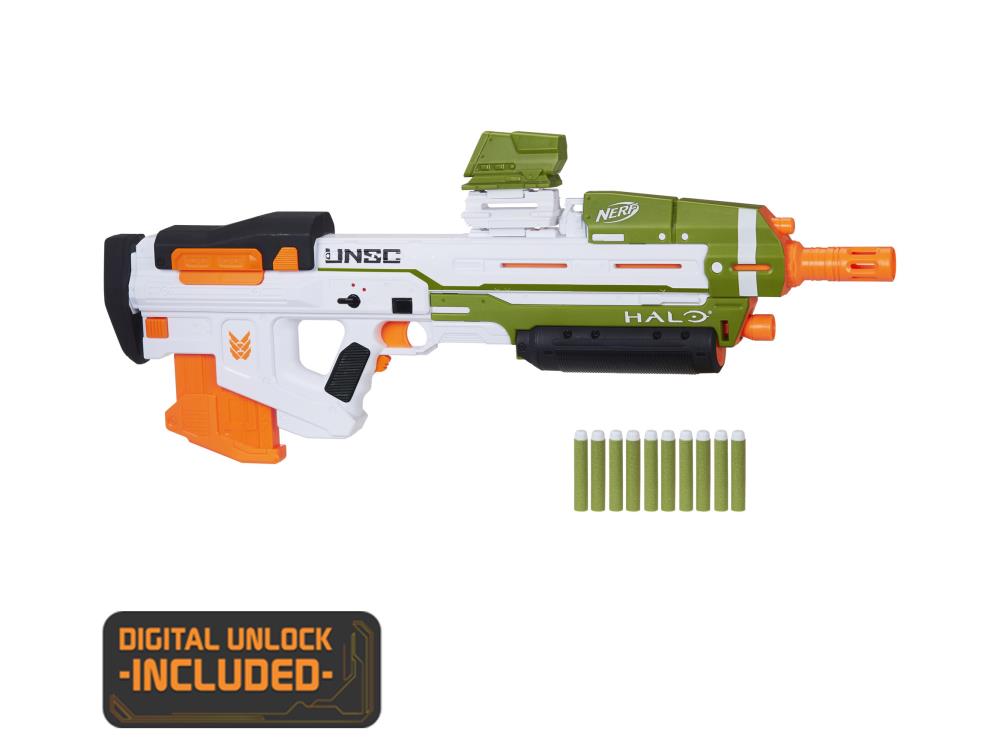 Halo Infinite Nerf MA40 Motorized Dart Blaster (With Game Code) Gallery Image 3