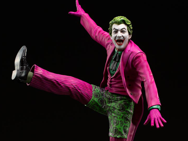 Batman Classic TV Series Battle Diorama Series The Joker 1/10 Art Scale Statue Gallery Image 1