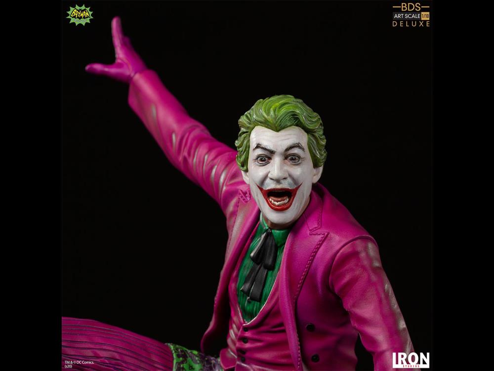 Batman Classic TV Series Battle Diorama Series The Joker 1/10 Art Scale Statue Gallery Image 6