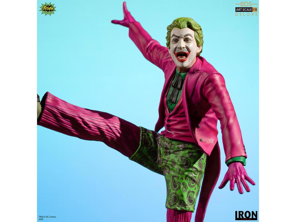 Batman Classic TV Series Battle Diorama Series The Joker 1/10 Art Scale Statue Gallery Image 11