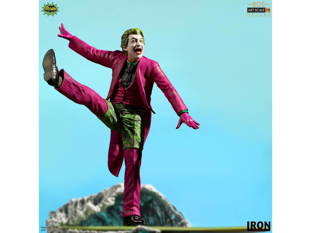 Batman Classic TV Series Battle Diorama Series The Joker 1/10 Art Scale Statue Gallery Image 10