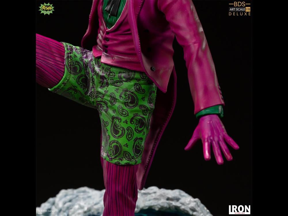 Batman Classic TV Series Battle Diorama Series The Joker 1/10 Art Scale Statue Gallery Image 7
