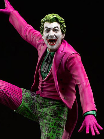 Batman Classic TV Series Battle Diorama Series The Joker 1/10 Art Scale Statue Gallery Image 2