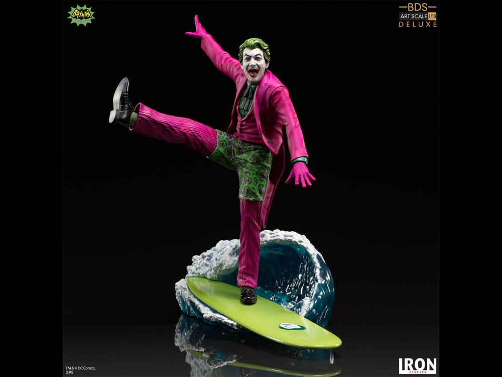 Batman Classic TV Series Battle Diorama Series The Joker 1/10 Art Scale Statue Gallery Image 3