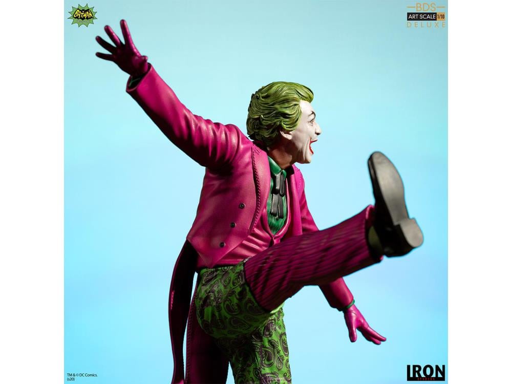 Batman Classic TV Series Battle Diorama Series The Joker 1/10 Art Scale Statue Gallery Image 12