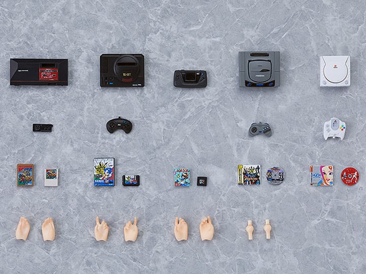 SEGA figmaPLUS Console Set of 5 Accessories Gallery Image 1