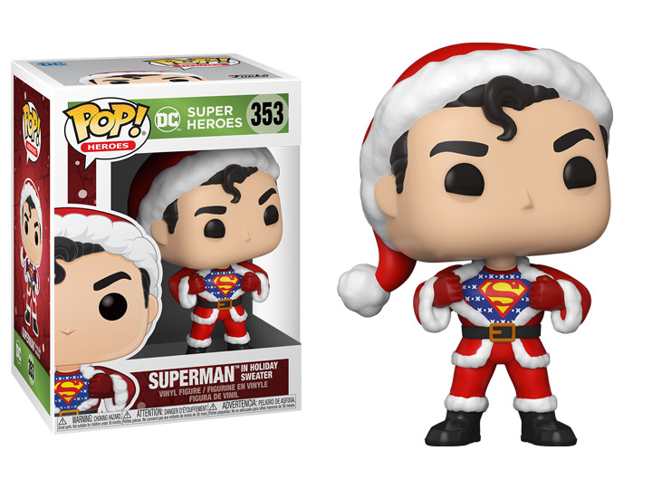 Pop! Heroes: DC Holiday - Superman in Holiday Sweater Gallery Image 1