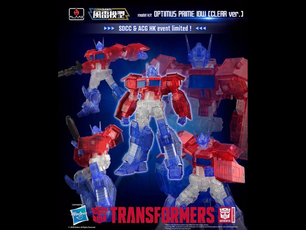 Transformers Furai Optimus Prime (IDW Clear Ver.) SDCC 2020  Exclusive Model Kit Gallery Image 16
