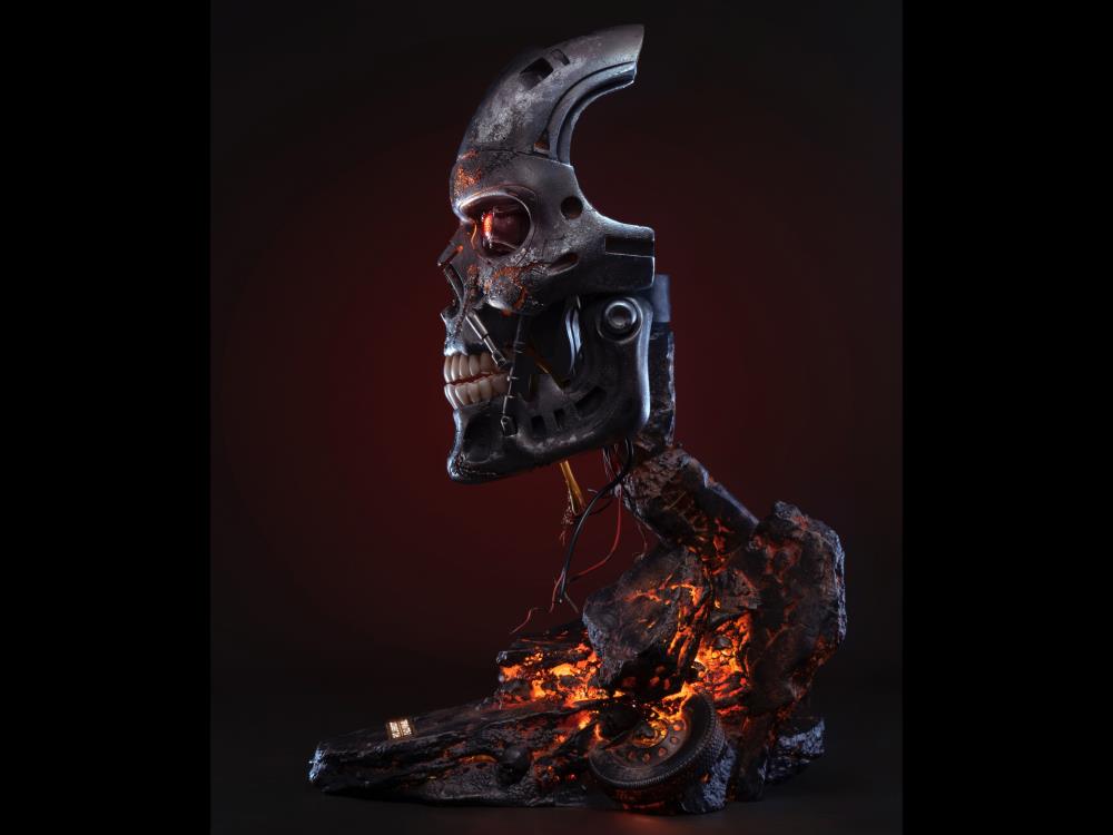 Terminator 2 T-800 Battle Damaged Limited Edition Art Mask Gallery Image 6
