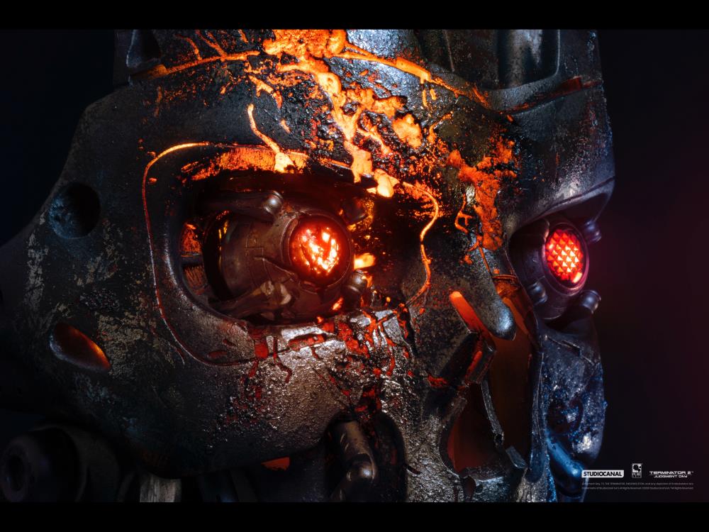 Terminator 2 T-800 Battle Damaged Limited Edition Art Mask Gallery Image 9