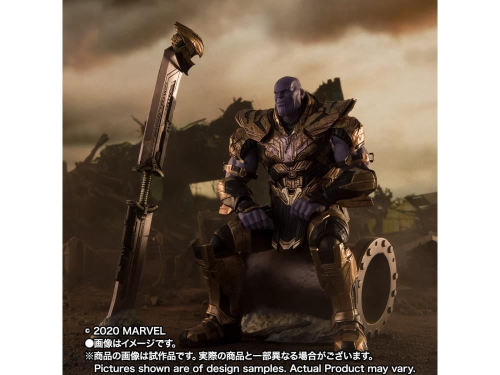 Avengers: Endgame S.H.Figuarts Thanos (Final Battle Edition) Action Figure Gallery Image 6