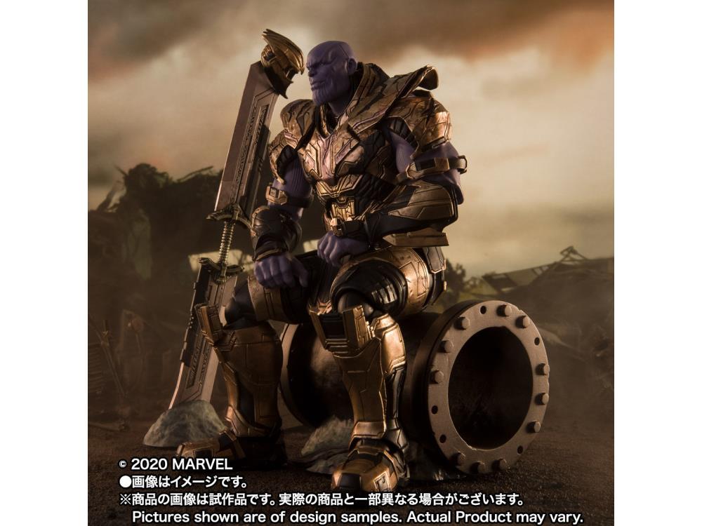 Avengers: Endgame S.H.Figuarts Thanos (Final Battle Edition) Action Figure Gallery Image 5