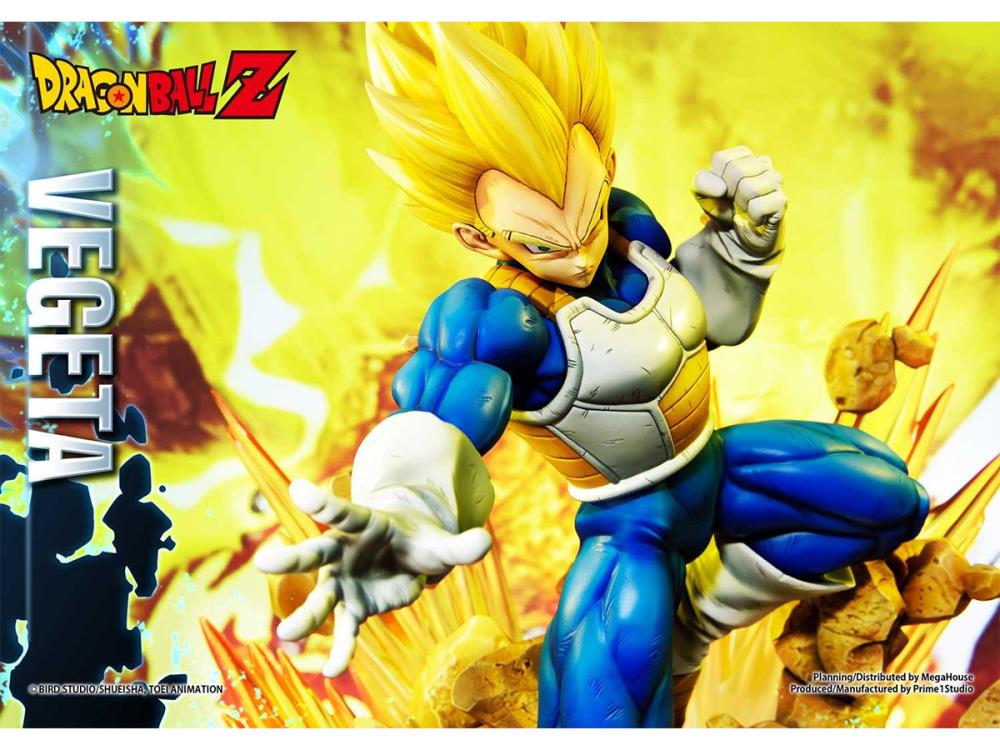 Dragon Ball Z Mega Premium Masterline Super Saiyan Vegeta 1/4 Scale Statue (With Bonus) Gallery Image 14