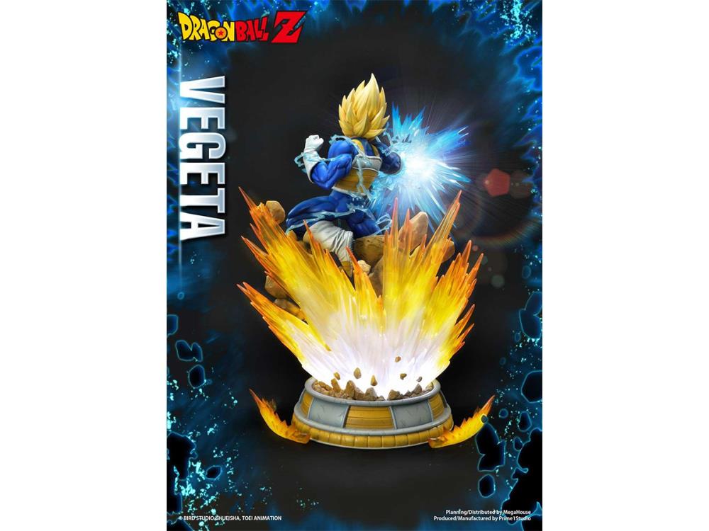 Dragon Ball Z Mega Premium Masterline Super Saiyan Vegeta 1/4 Scale Statue (With Bonus) Gallery Image 6