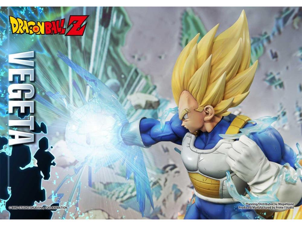 Dragon Ball Z Mega Premium Masterline Super Saiyan Vegeta 1/4 Scale Statue (With Bonus) Gallery Image 18