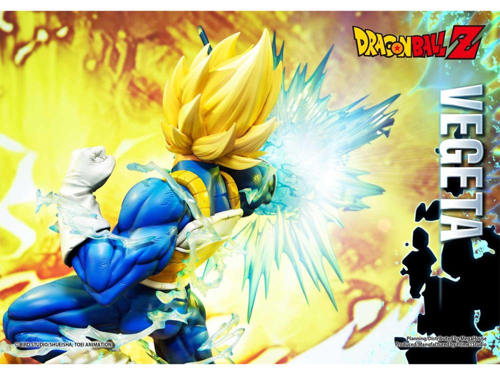 Dragon Ball Z Mega Premium Masterline Super Saiyan Vegeta 1/4 Scale Statue (With Bonus) Gallery Image 17