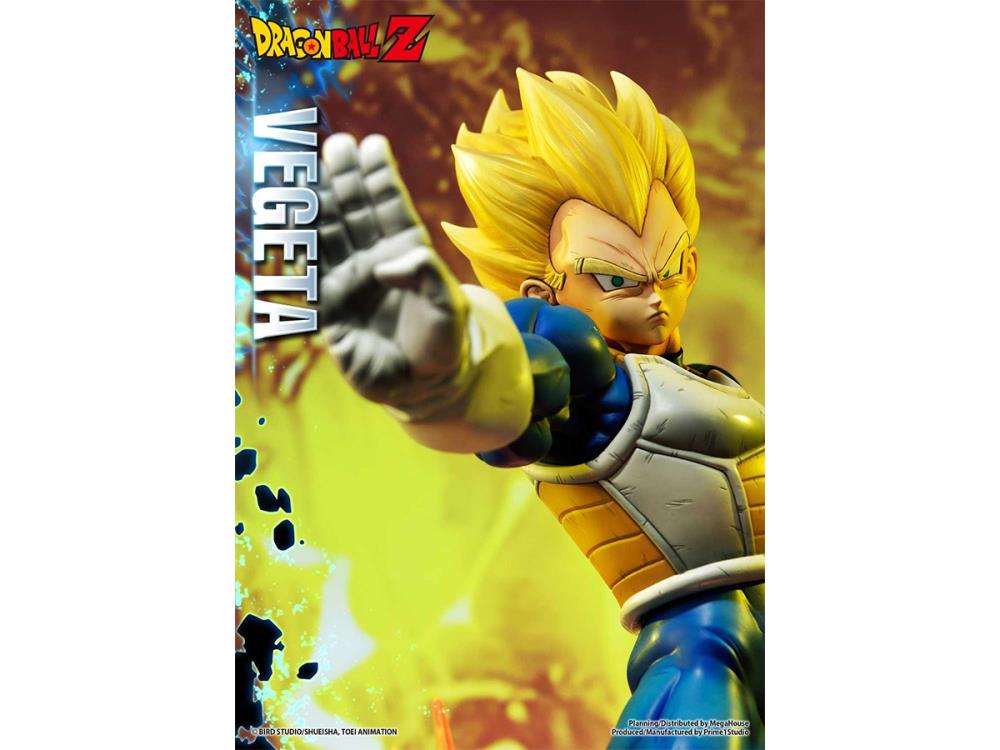 Dragon Ball Z Mega Premium Masterline Super Saiyan Vegeta 1/4 Scale Statue (With Bonus) Gallery Image 13