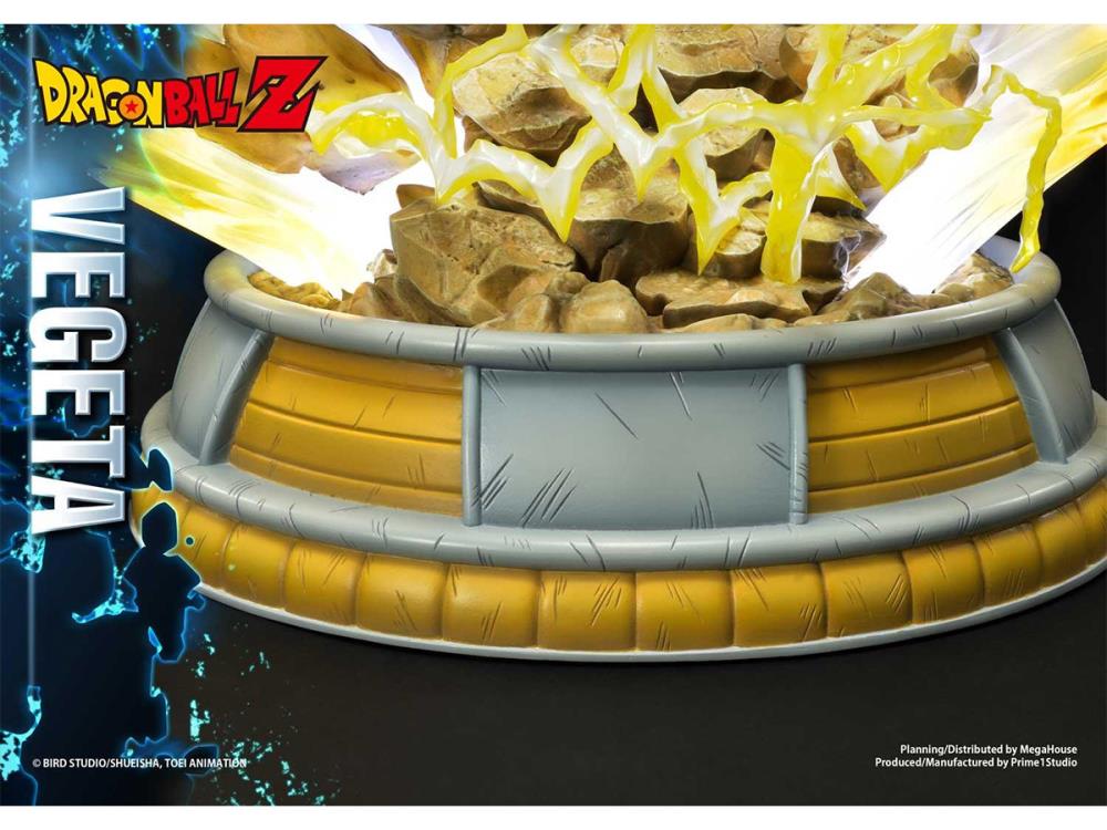 Dragon Ball Z Mega Premium Masterline Super Saiyan Vegeta 1/4 Scale Statue (With Bonus) Gallery Image 27