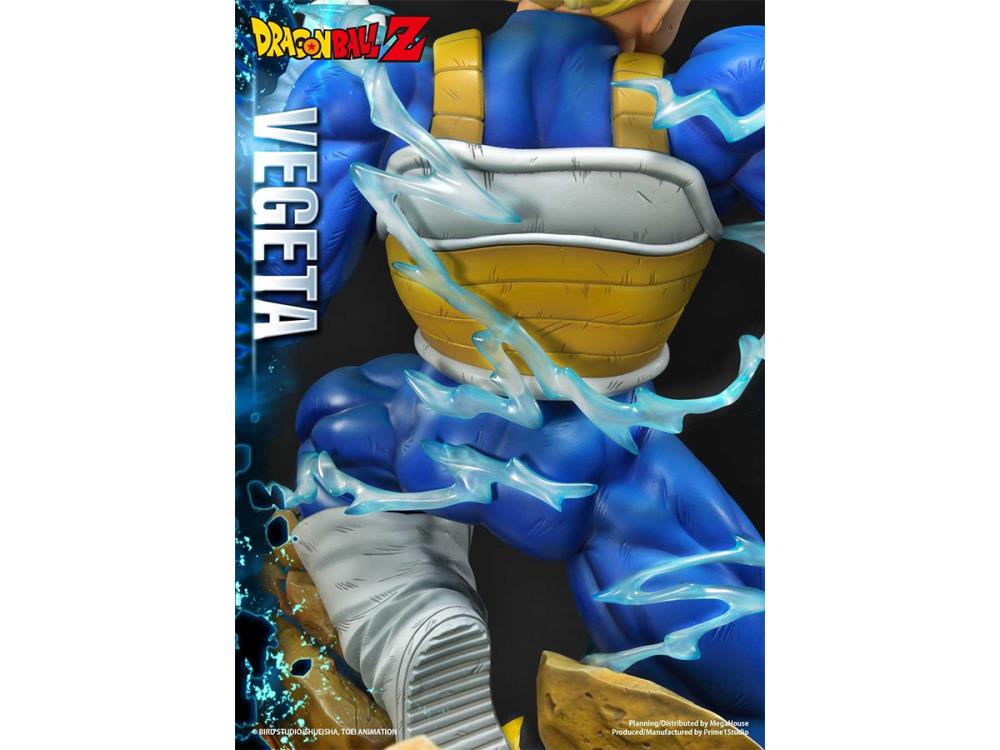 Dragon Ball Z Mega Premium Masterline Super Saiyan Vegeta 1/4 Scale Statue (With Bonus) Gallery Image 25
