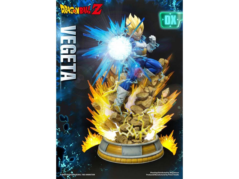 Dragon Ball Z Mega Premium Masterline Super Saiyan Vegeta (Deluxe Ver.) 1/4 Scale Statue Gallery Image 29