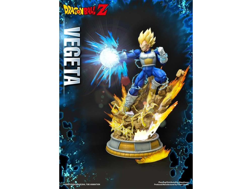 Dragon Ball Z Mega Premium Masterline Super Saiyan Vegeta (Deluxe Ver.) 1/4 Scale Statue Gallery Image 8