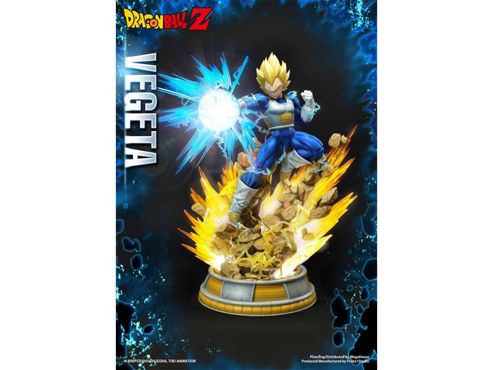 Dragon Ball Z Mega Premium Masterline Super Saiyan Vegeta (Deluxe Ver.) 1/4 Scale Statue Gallery Image 5