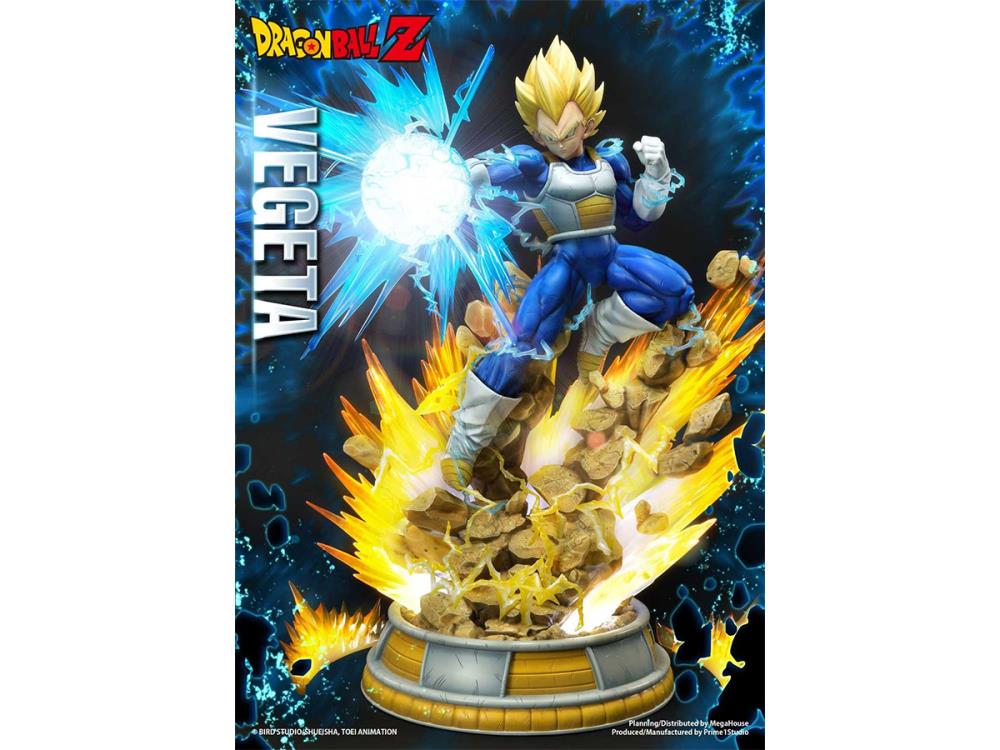 Dragon Ball Z Mega Premium Masterline Super Saiyan Vegeta (Deluxe Ver.) 1/4 Scale Statue Gallery Image 4