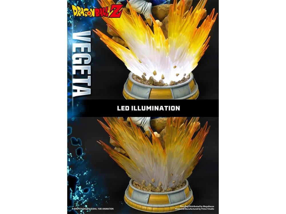 Dragon Ball Z Mega Premium Masterline Super Saiyan Vegeta (Deluxe Ver.) 1/4 Scale Statue Gallery Image 9