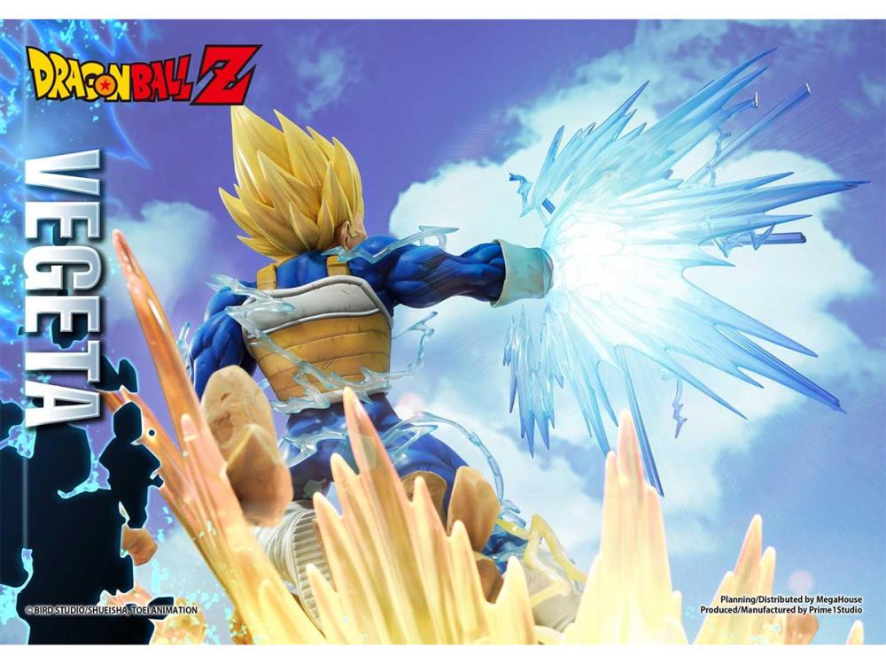 Dragon Ball Z Mega Premium Masterline Super Saiyan Vegeta (Deluxe Ver.) 1/4 Scale Statue Gallery Image 22