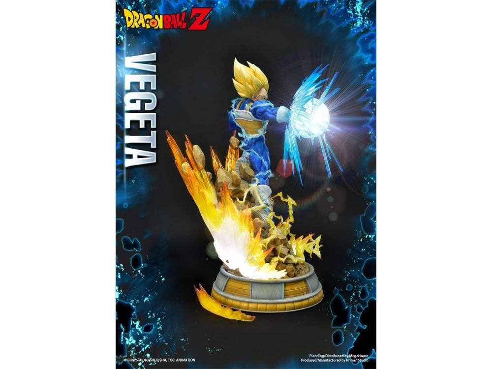 Dragon Ball Z Mega Premium Masterline Super Saiyan Vegeta (Deluxe Ver.) 1/4 Scale Statue Gallery Image 7