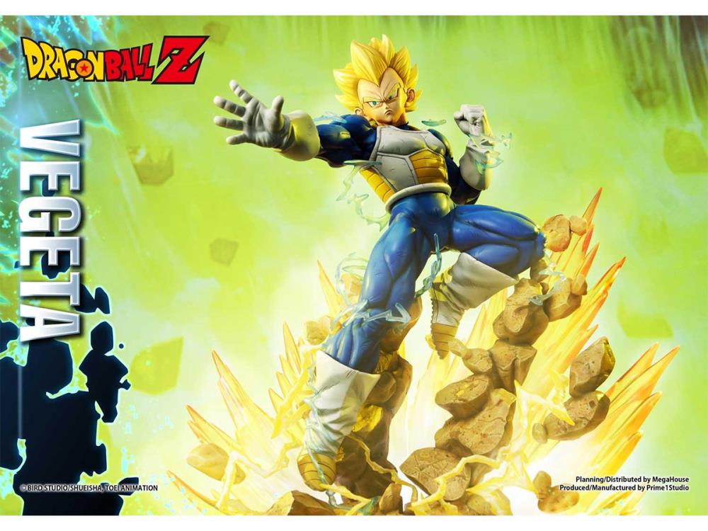 Dragon Ball Z Mega Premium Masterline Super Saiyan Vegeta (Deluxe Ver.) 1/4 Scale Statue Gallery Image 17